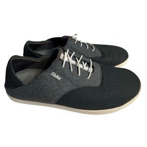 Olukai Nohea Moku Mesh Slip On Shoes Men’s Grey Casual Loafer Mens